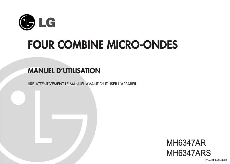 Imagen de la primera página del manual del dispositivo MH6347AR