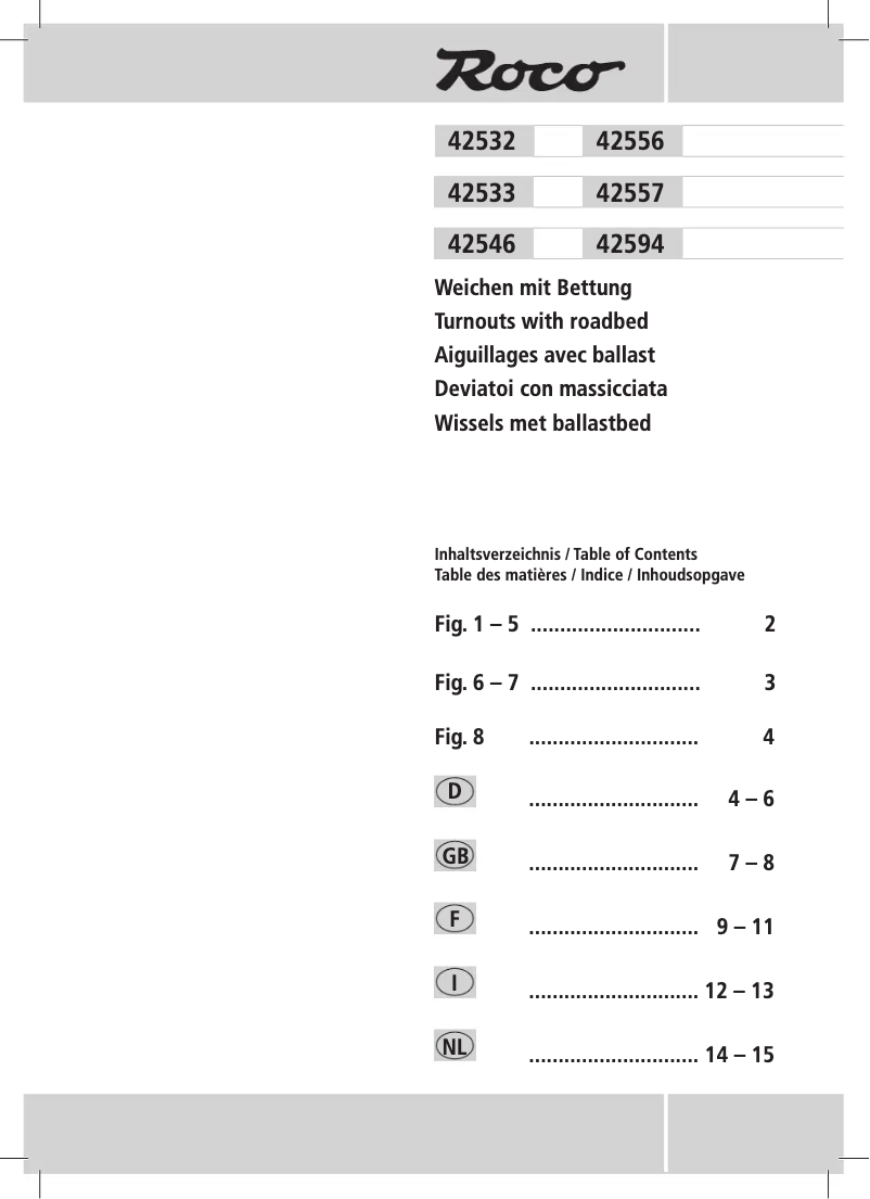 Página 1 del manual Manual de usuario Roco 42620