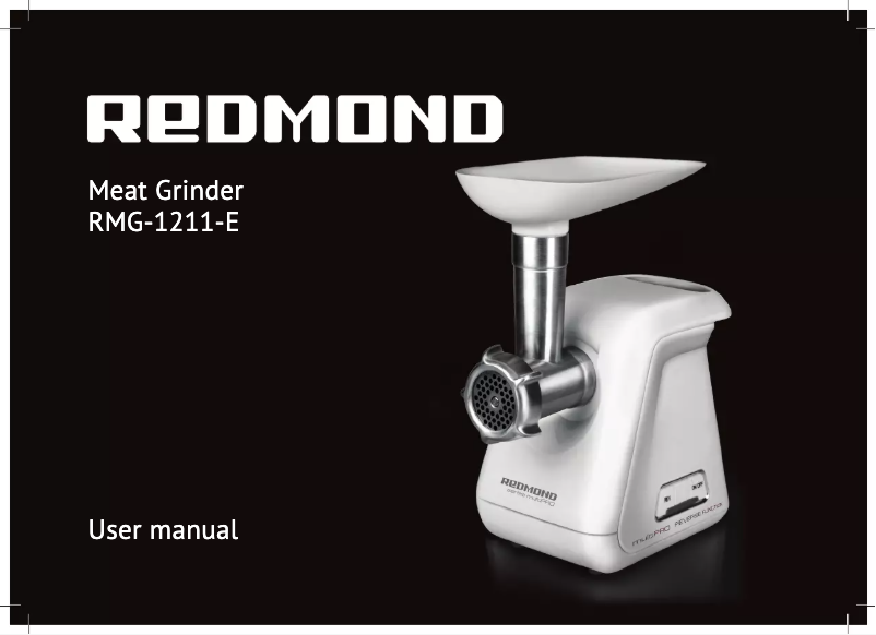 Página 1 del manual Manual de usuario Redmond RMG-1211-E