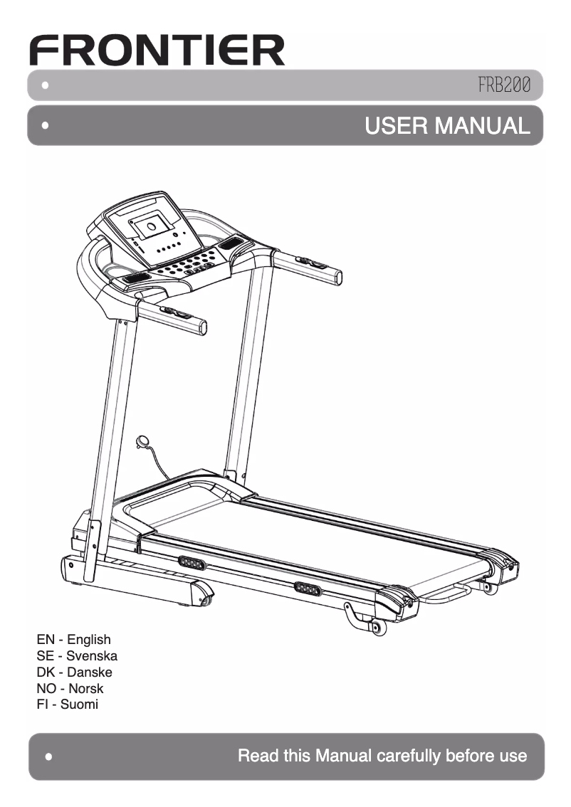 Página 1 del manual Manual de usuario Frontier FRB200