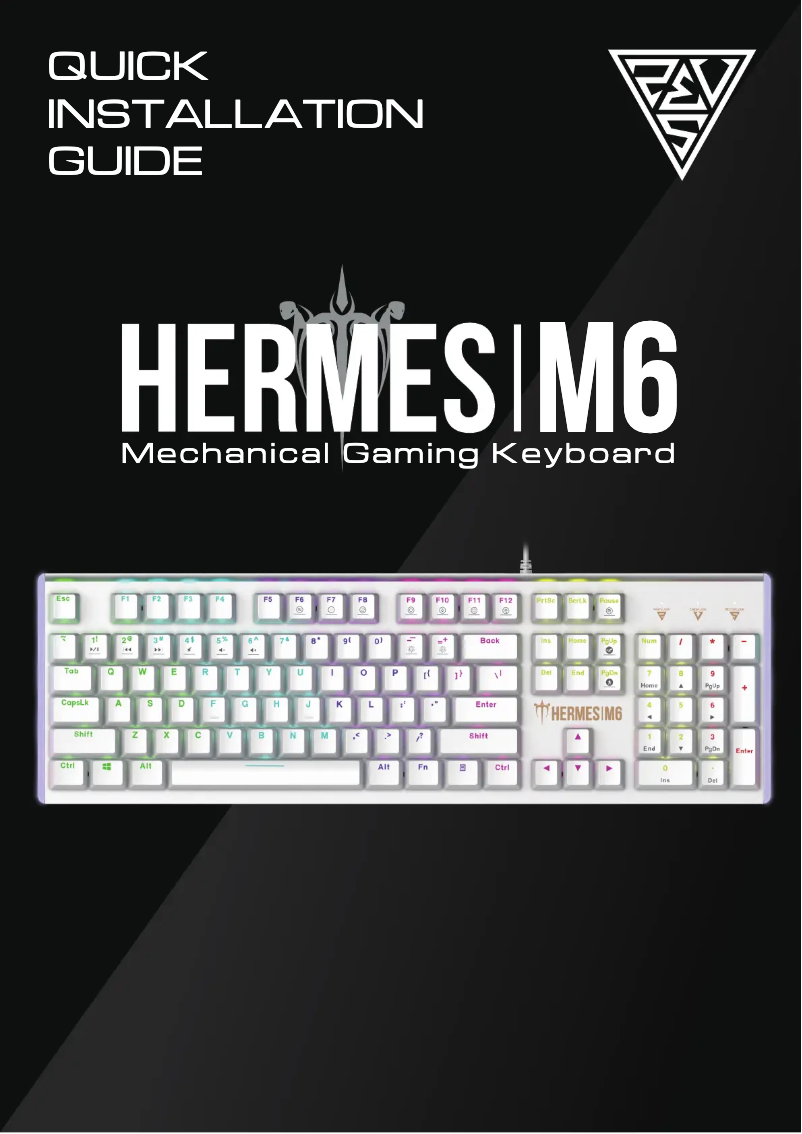 Página 1 del manual Manual de usuario Gamdias Hermes M6