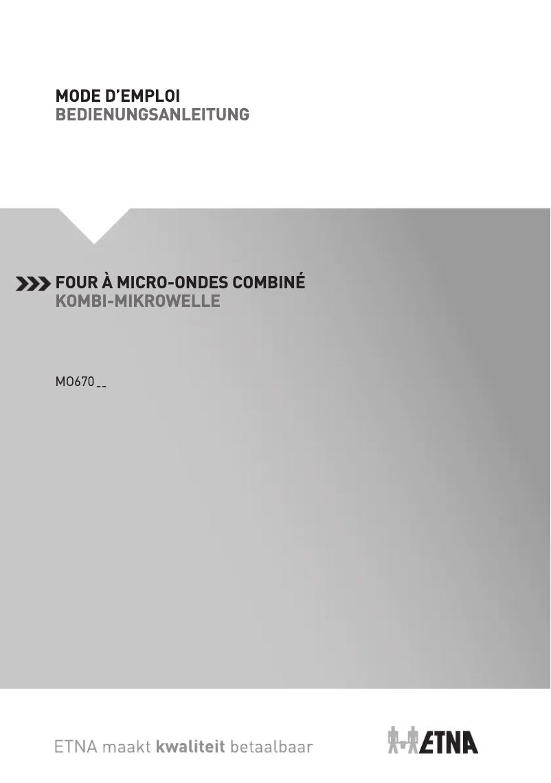 Imagen de la primera página del manual del dispositivo MO670MZ