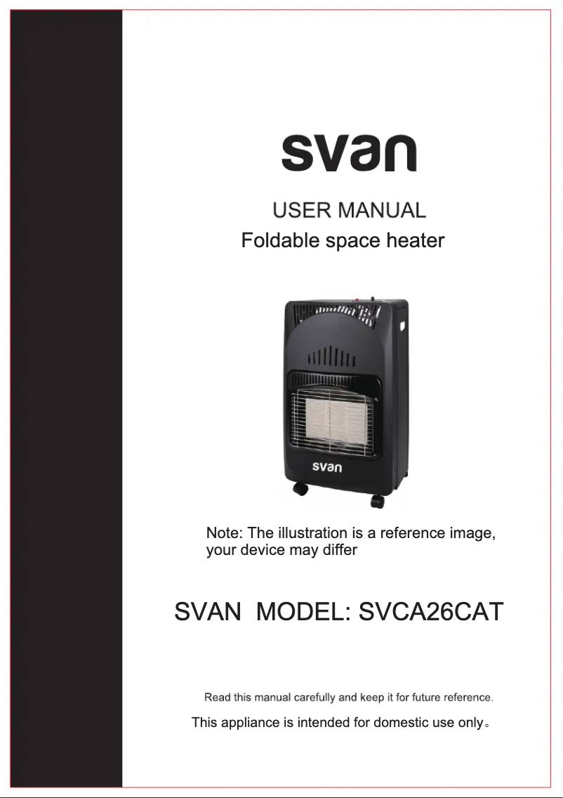 Imagen de la primera página del manual del dispositivo SVCA26CAT