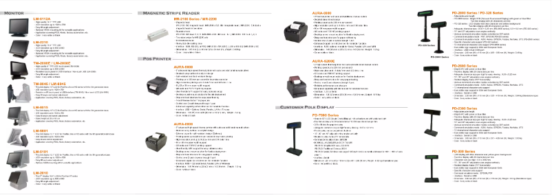 Página 1 del manual Manual de usuario Posiflex CR-4001/2/3