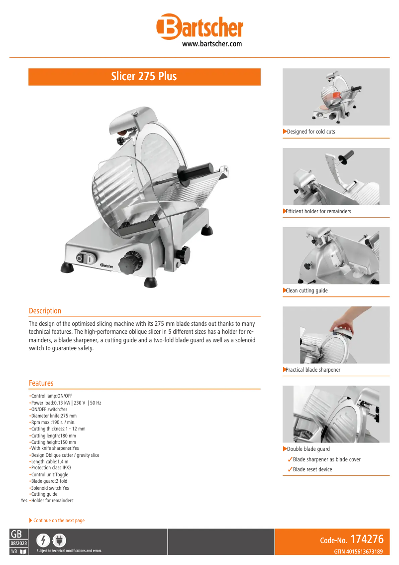 Imagen de la primera página del manual del dispositivo 174276