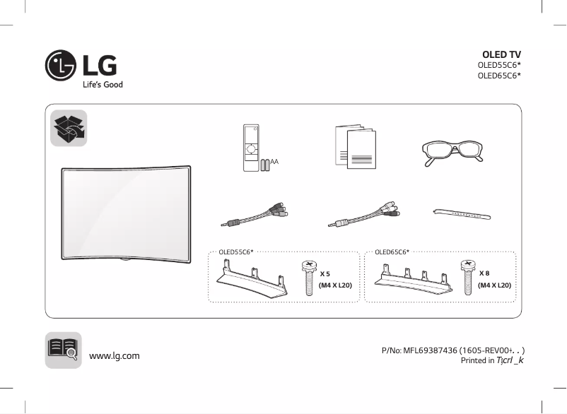 Página nº 1 - Manual de usuario LG OLED65C6T