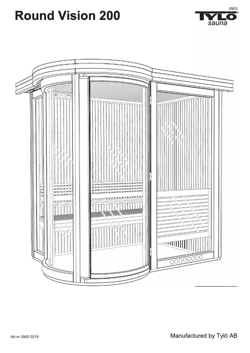 Página 1 del manual Manual de usuario Tylö Round Vision 200