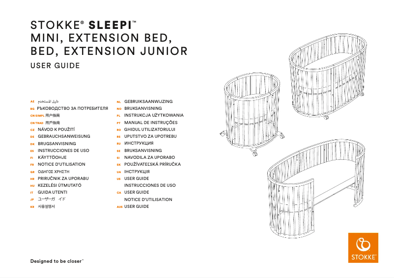 Página 1 del manual Manual de usuario Stokke Sleepi Extension Junior