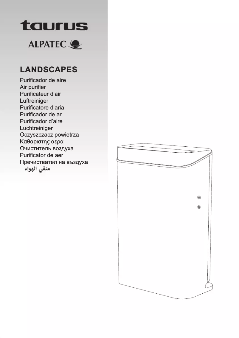 Página 1 del manual Manual de usuario Taurus Landscapes