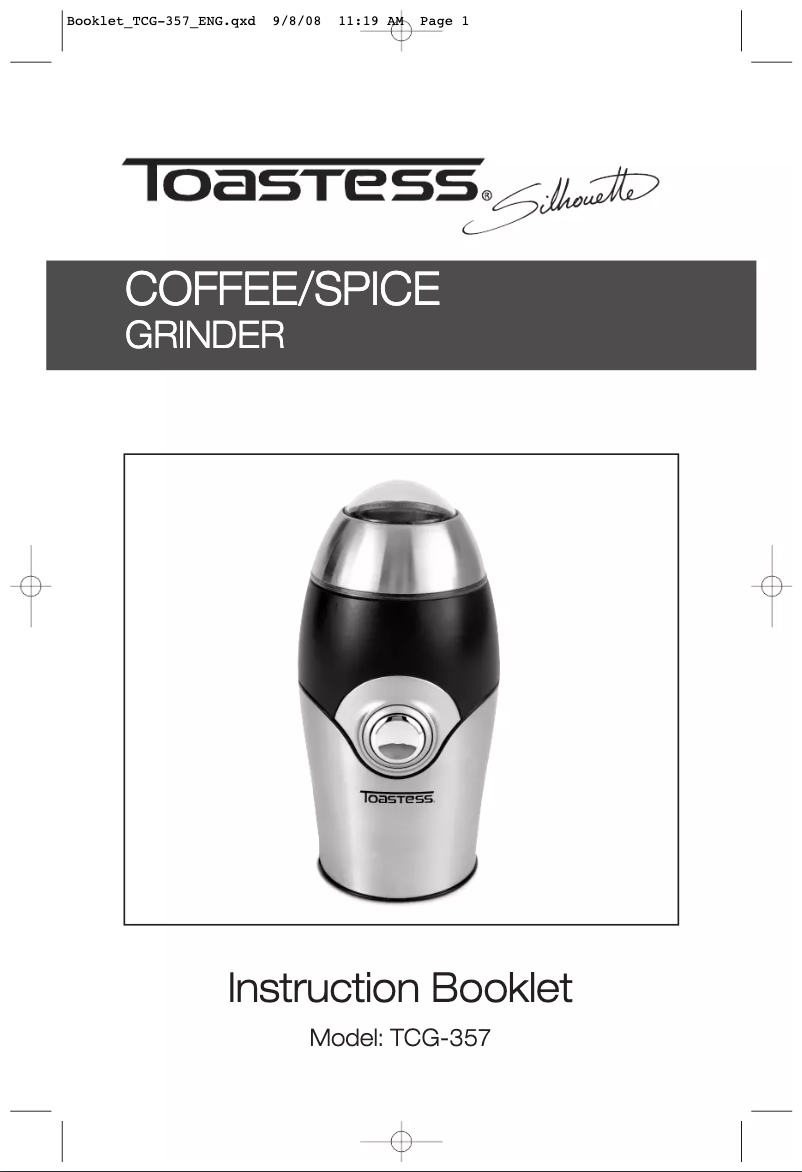 Imagen de la primera página del manual del dispositivo TCG-357