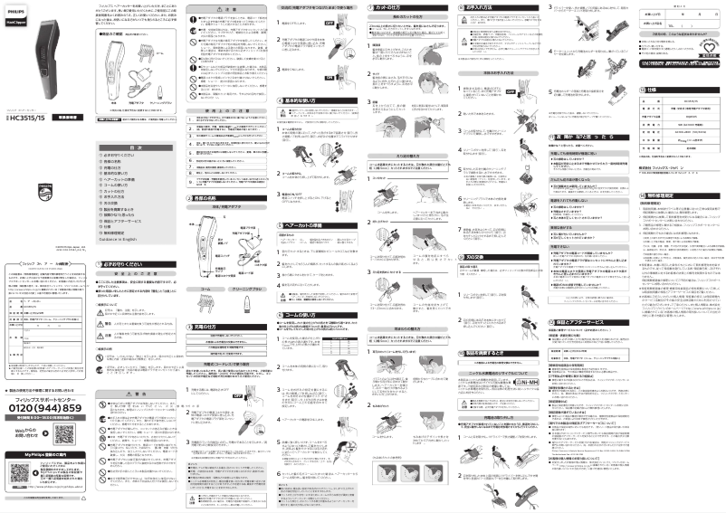 Página 1 del manual Manual de usuario Philips Series 3000 HC3515