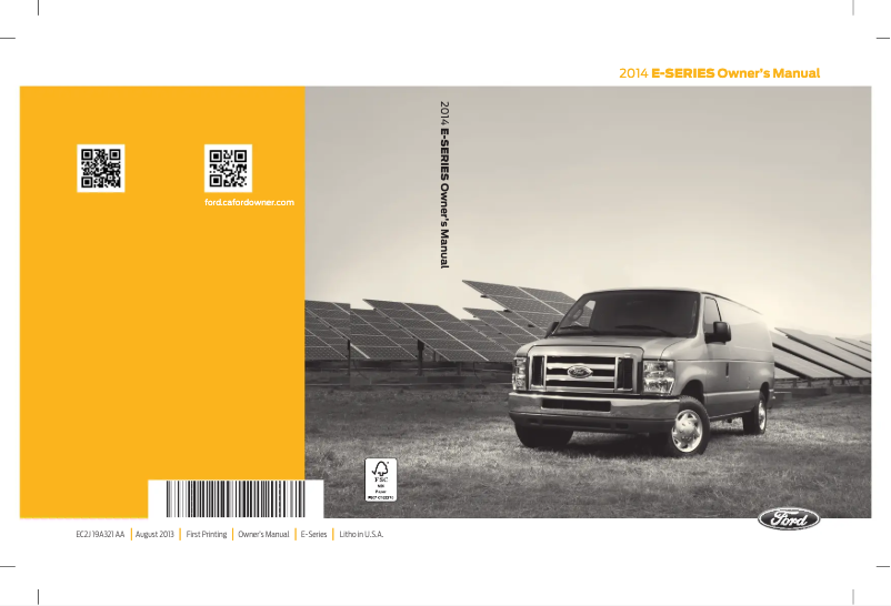 Imagen de la primera página del manual del dispositivo E-Series (2014)