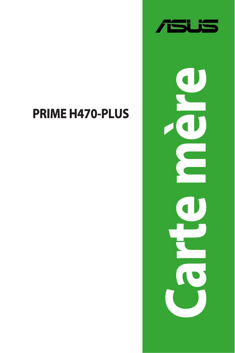Imagen de la primera página del manual del dispositivo PRIME H470-PLUS