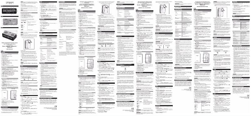 Imagen de la primera página del manual del dispositivo RRM 320P