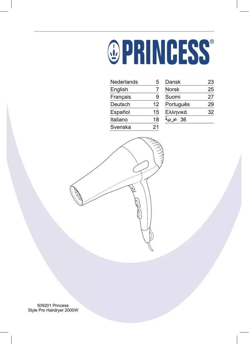 Página nº 1 - Manual de usuario Princess 509201 Style Pro