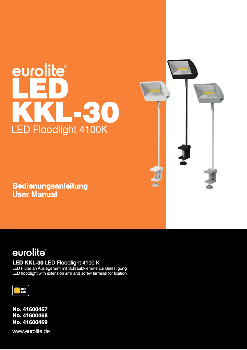 Página nº 1 - Manual de usuario Eurolite LED KKL-30