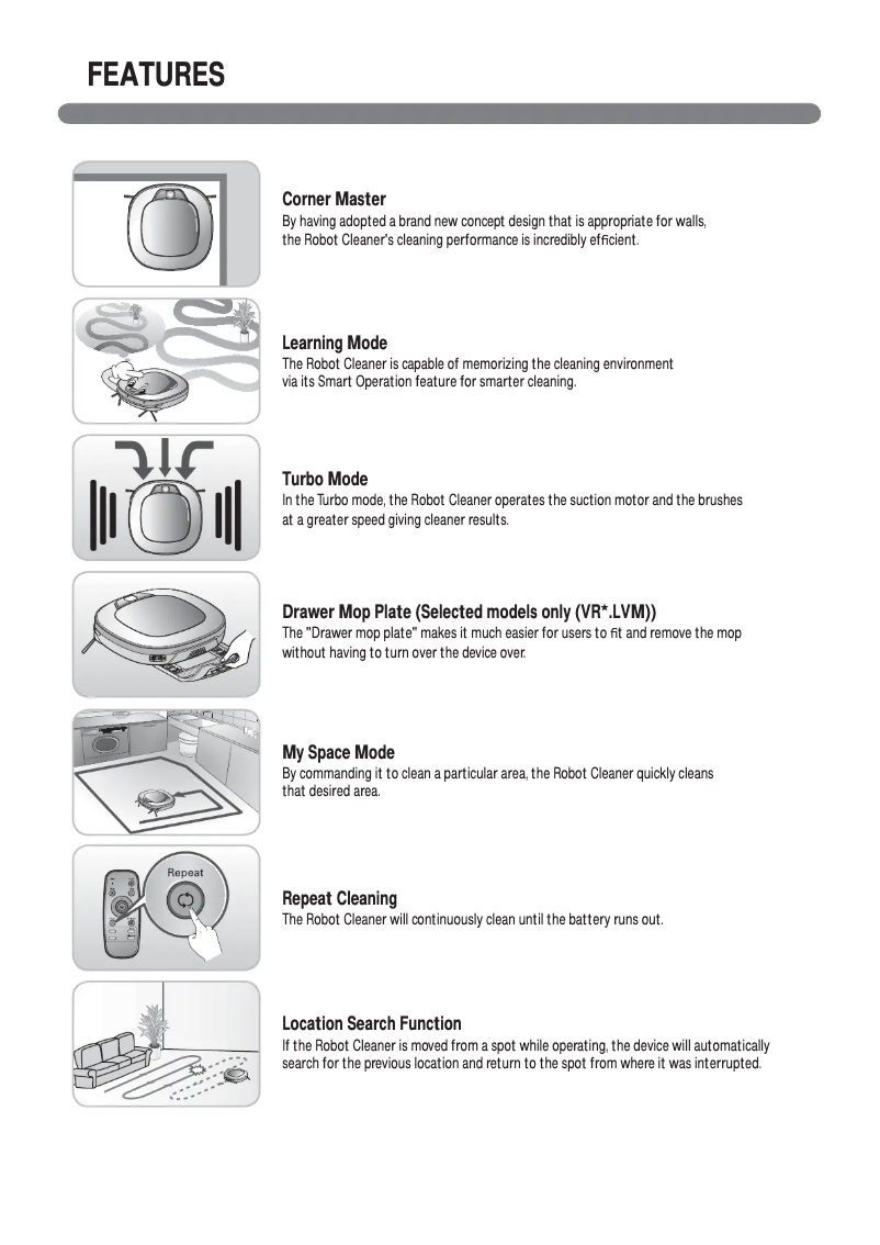 Página 1 del manual Manual de usuario LG VR34406LV