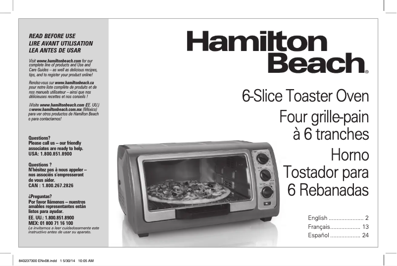 Imagen de la primera página del manual del dispositivo Easy Reach 31126