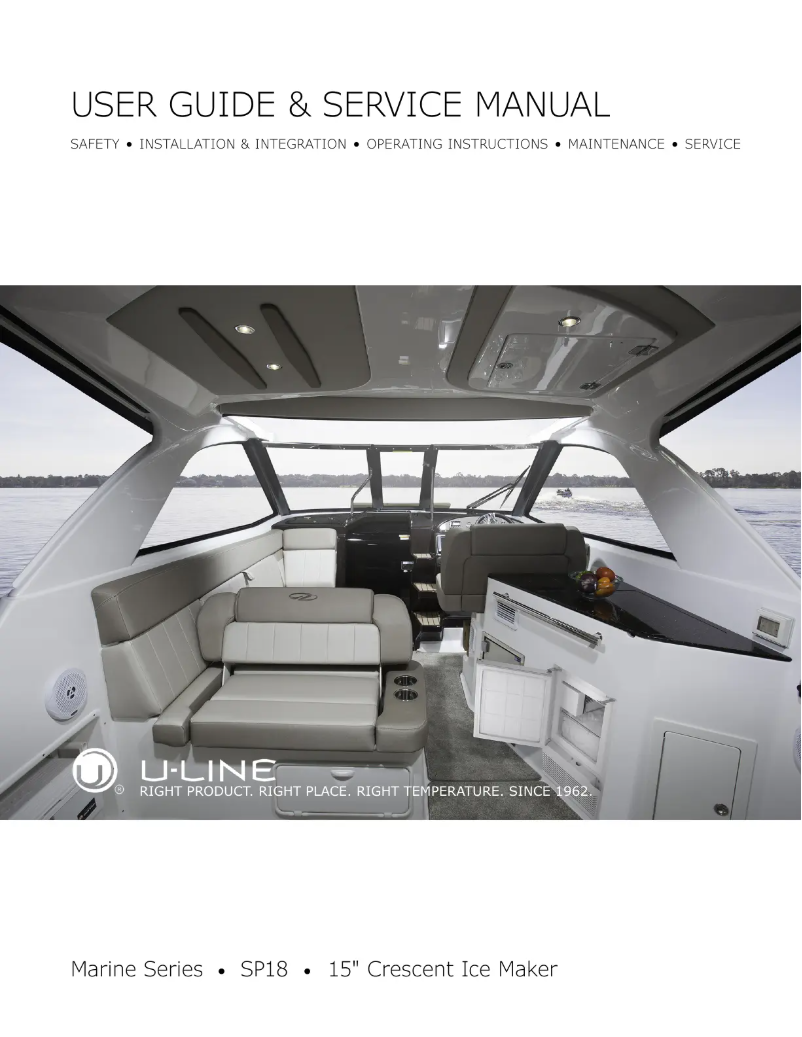 Imagen de la primera página del manual del dispositivo SP18FCB