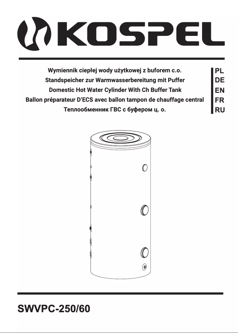 Página 1 del manual Manual de usuario Kospel SWVPC-60