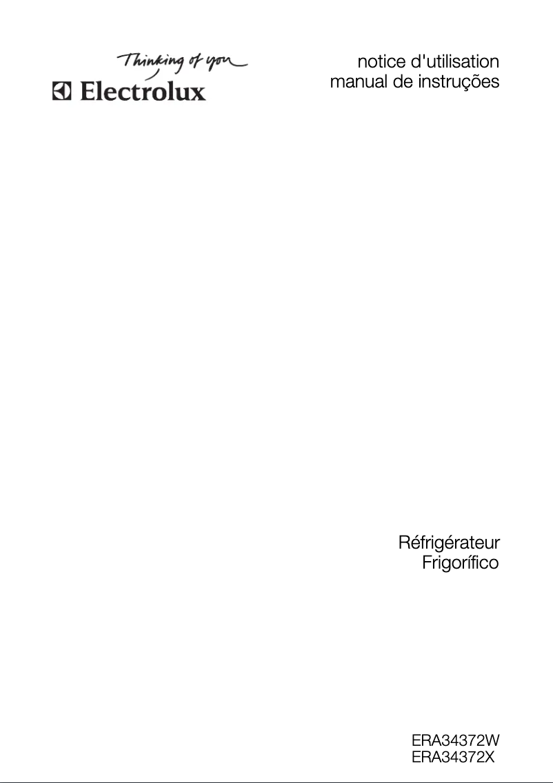 Página 1 del manual Manual de usuario Electrolux ERA34372X