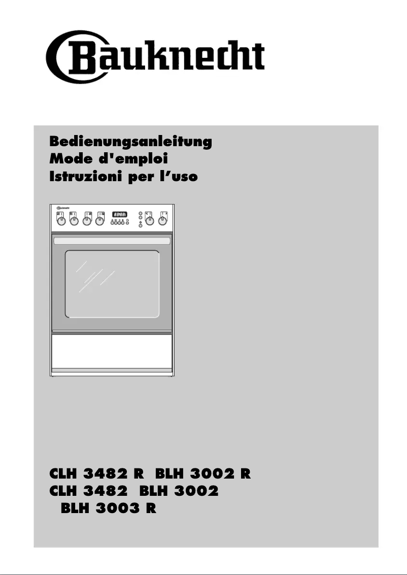 Imagen de la primera página del manual del dispositivo BLH 3002