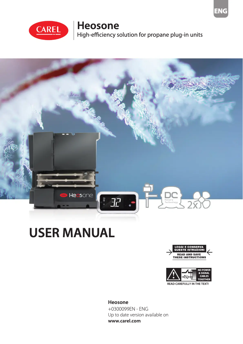 Imagen de la primera página del manual del dispositivo Heosone