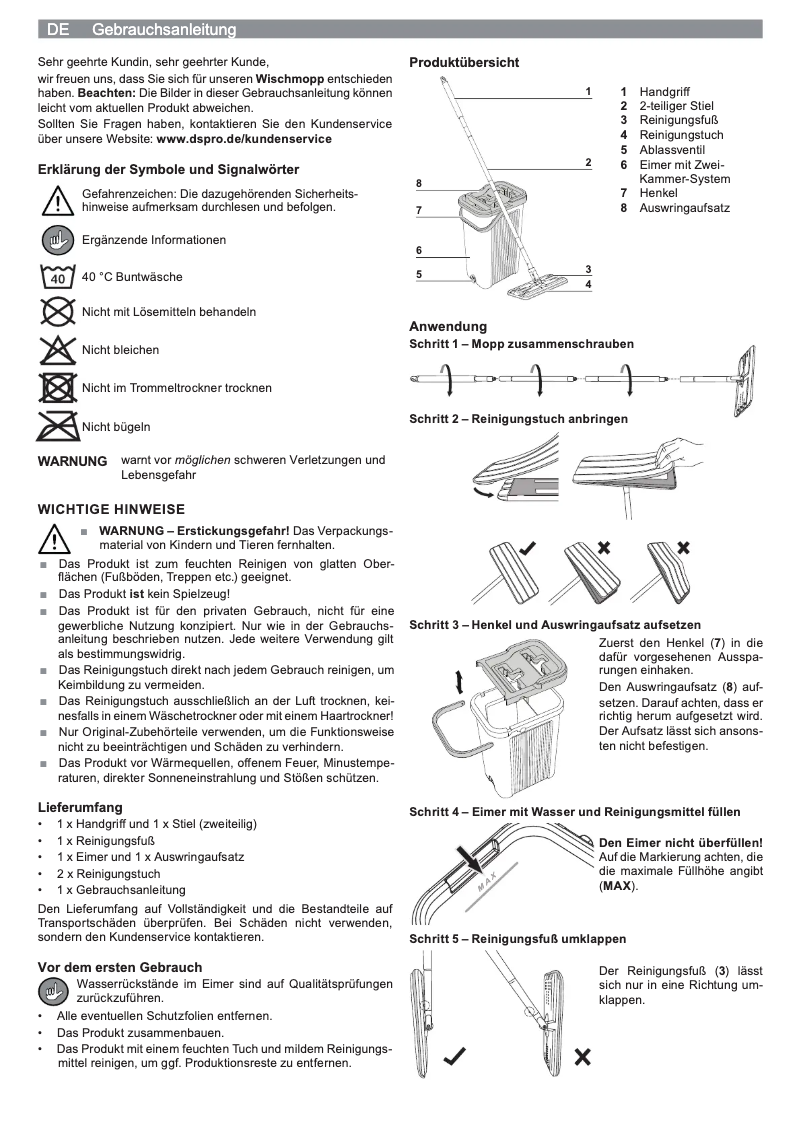 Imagen de la primera página del manual del dispositivo 04020