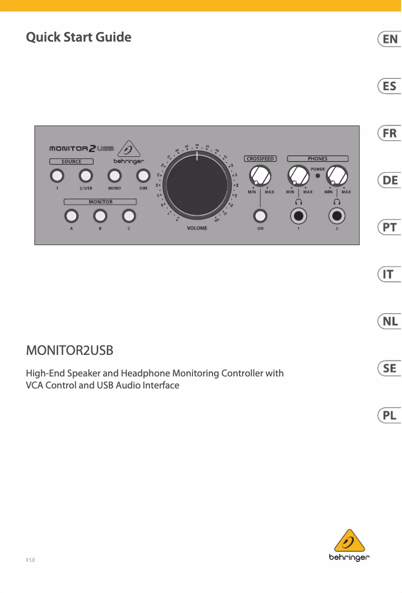 Imagen de la primera página del manual del dispositivo Monitor 2 USB