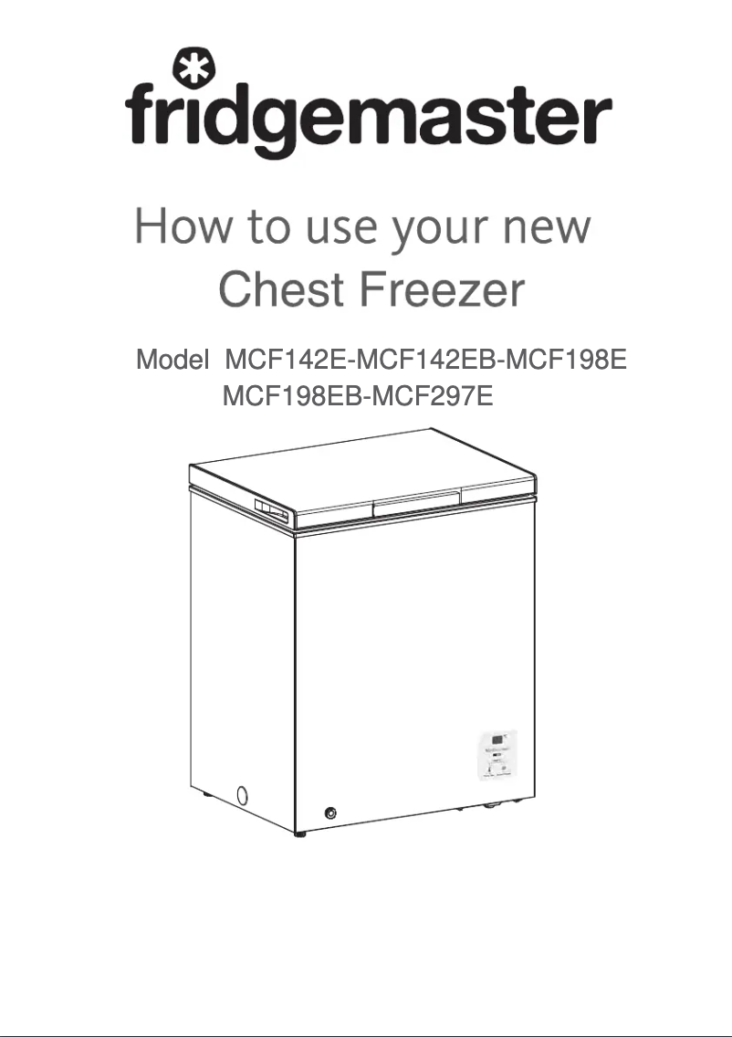 Página nº 1 - Manual de usuario Fridgemaster MCF198E