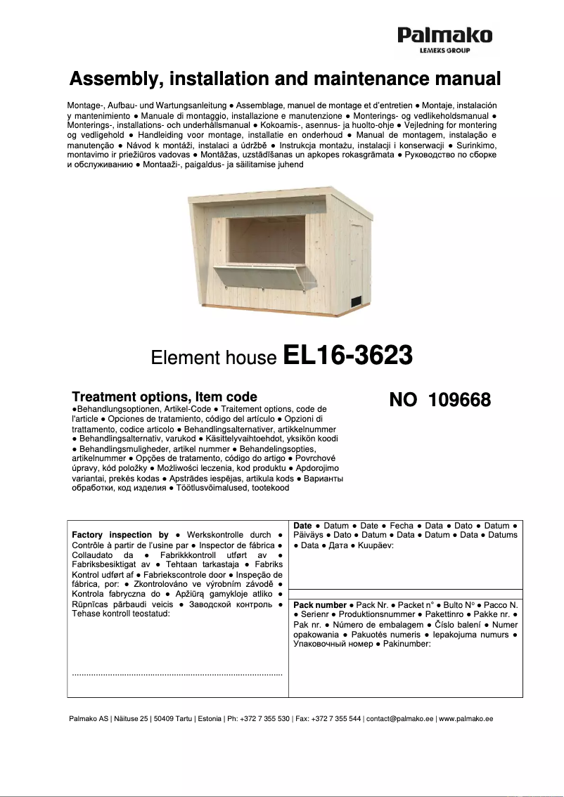 Imagen de la primera página del manual del dispositivo Kira