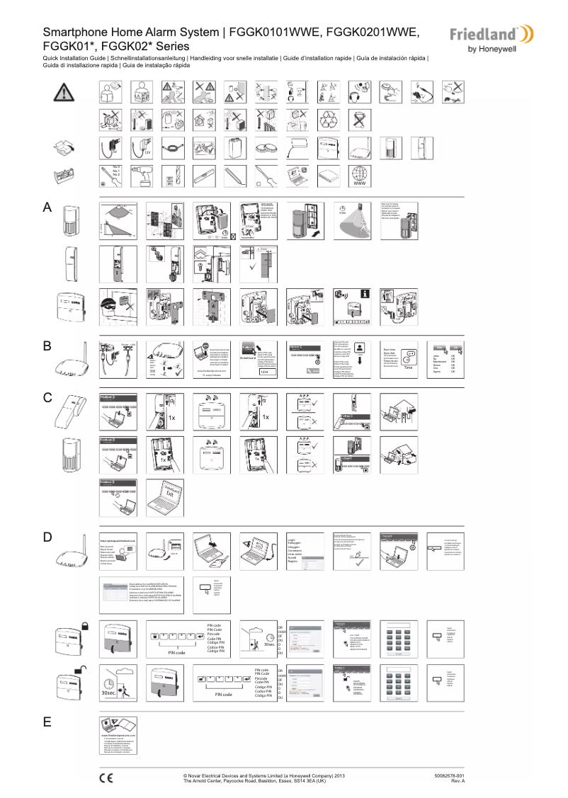 Página 1 del manual Manual de usuario Friedland FGGK01