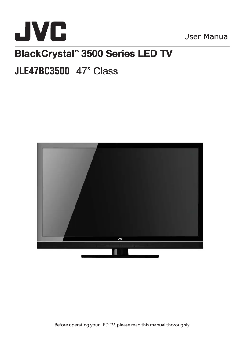 Página 1 del manual Manual de usuario JVC JLE47BC3500