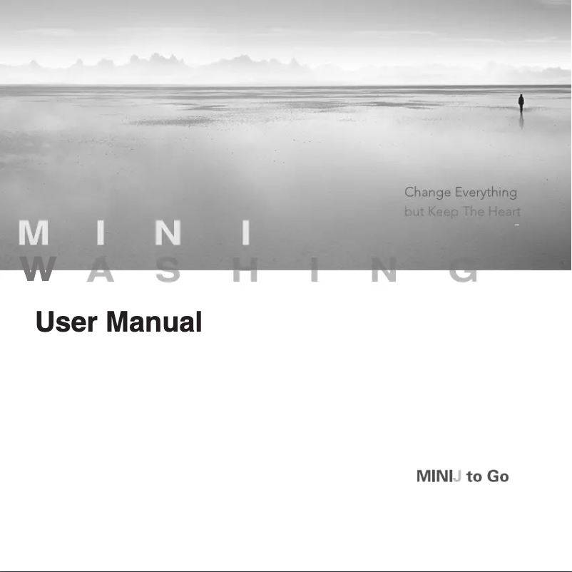 Página 1 del manual Manual de usuario Xiaomi MiniJ Smart Washing Machine