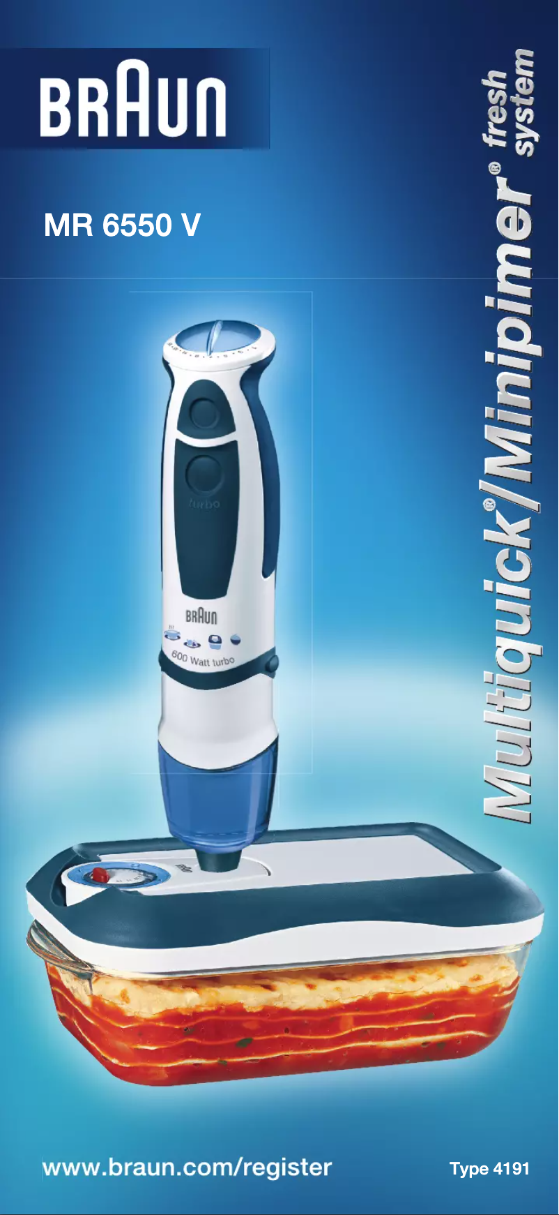 Imagen de la primera página del manual del dispositivo Multiquick MR 6550