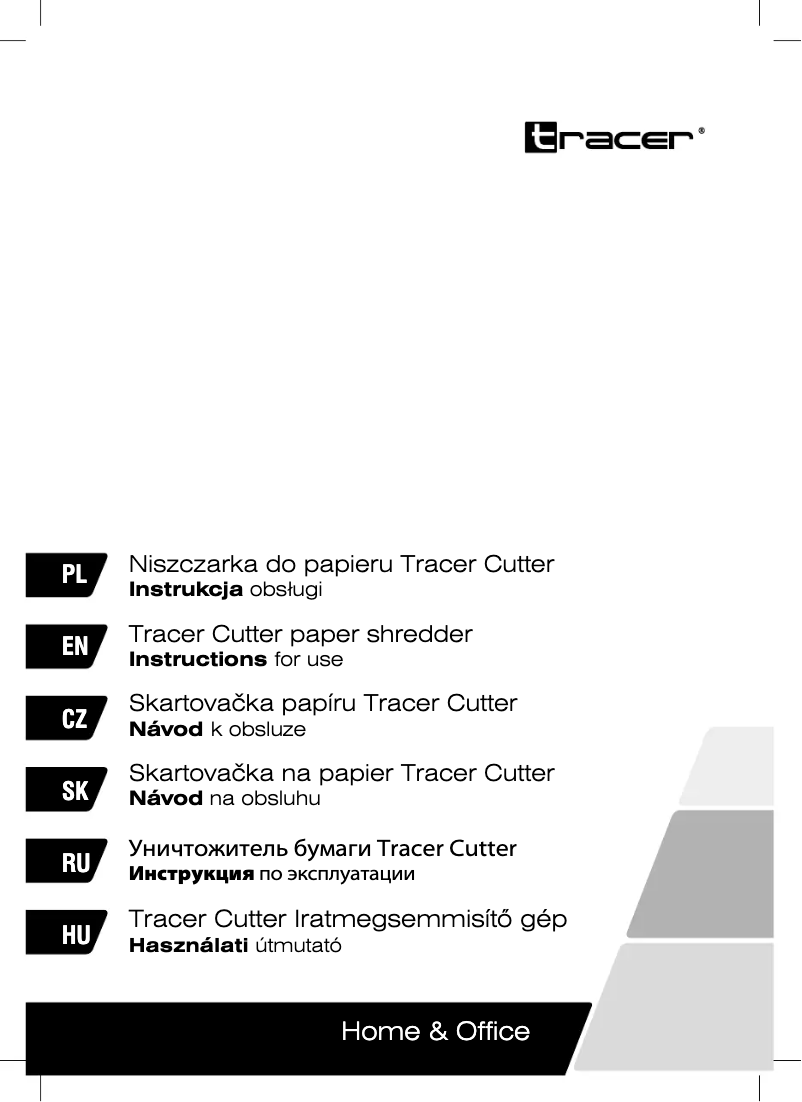 Página 1 del manual Manual de usuario Tracer TRX-119