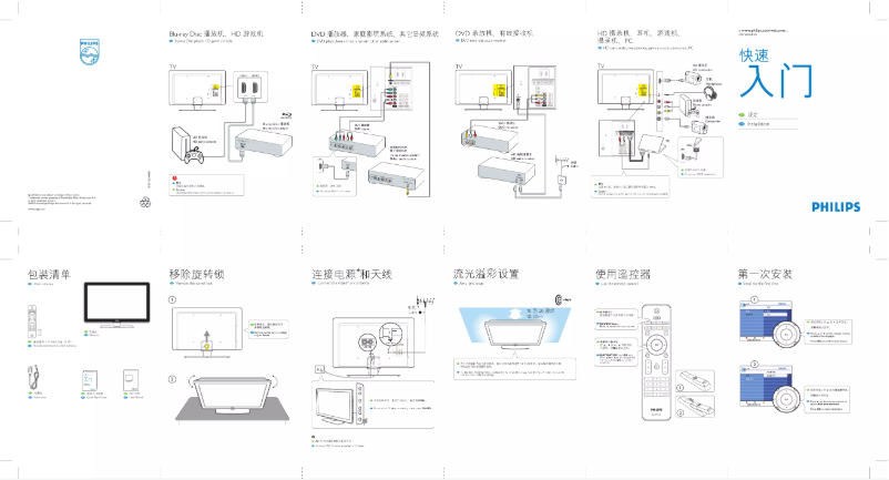 Imagen de la primera página del manual del dispositivo 42PFL8803D