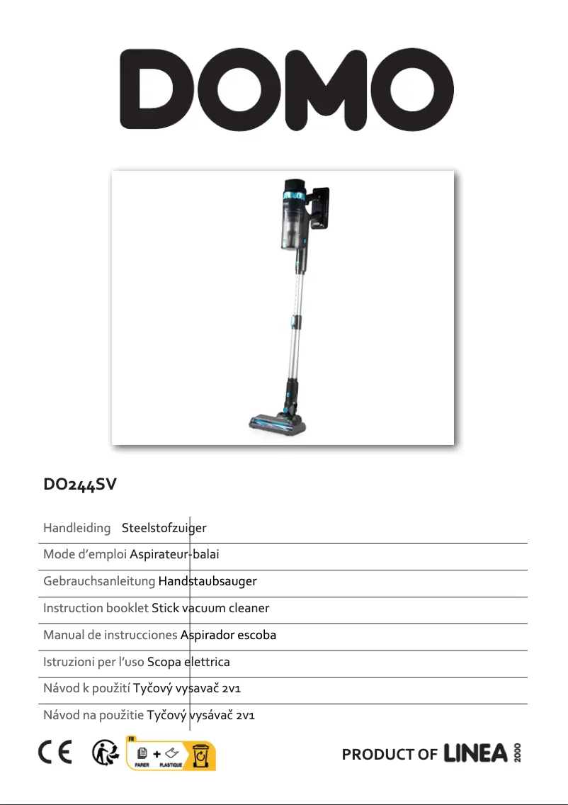 Imagen de la primera página del manual del dispositivo DO244SV