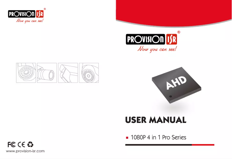 Página 1 del manual Manual de usuario Provision-ISR DI-390AHDVF+