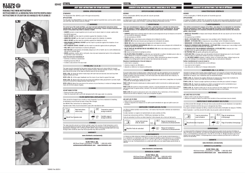 Página 1 del manual Manual de usuario Klein Tools 60442