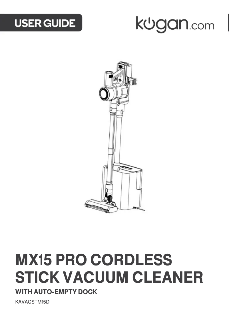 Imagen de la primera página del manual del dispositivo KAVACSTM15D
