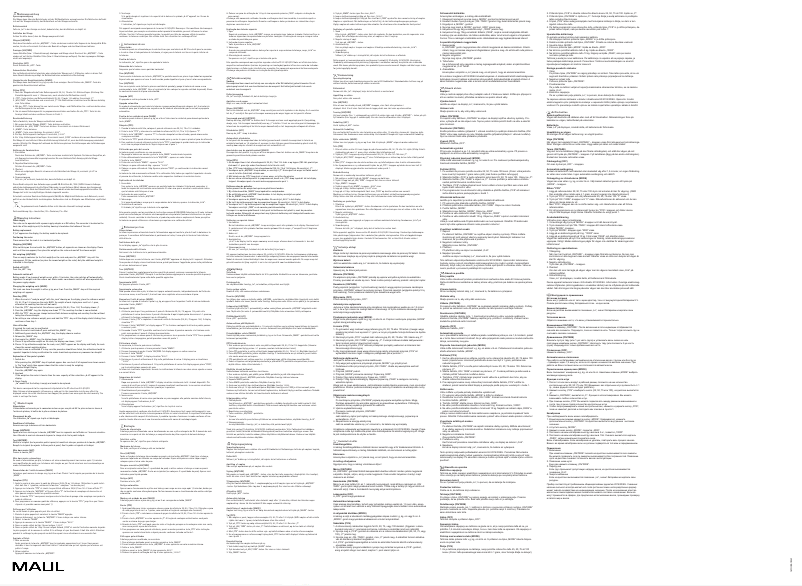 Página 1 del manual Manual de usuario MAUL MAULcount