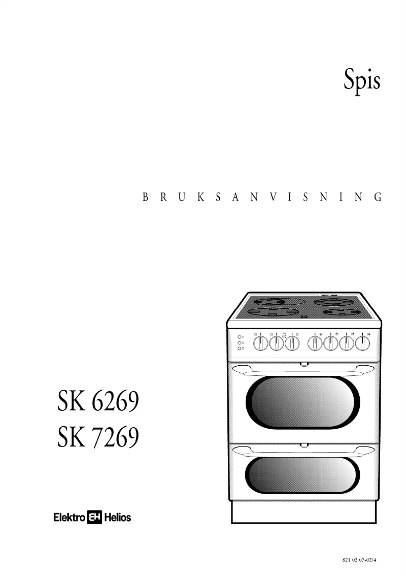 Imagen de la primera página del manual del dispositivo SK7269