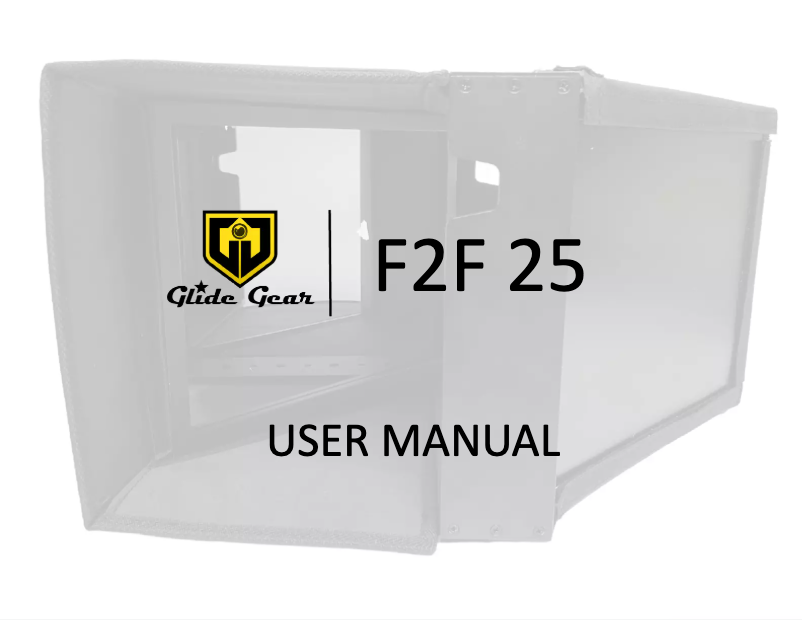 Página 1 del manual Manual de usuario Glide Gear F2F 25