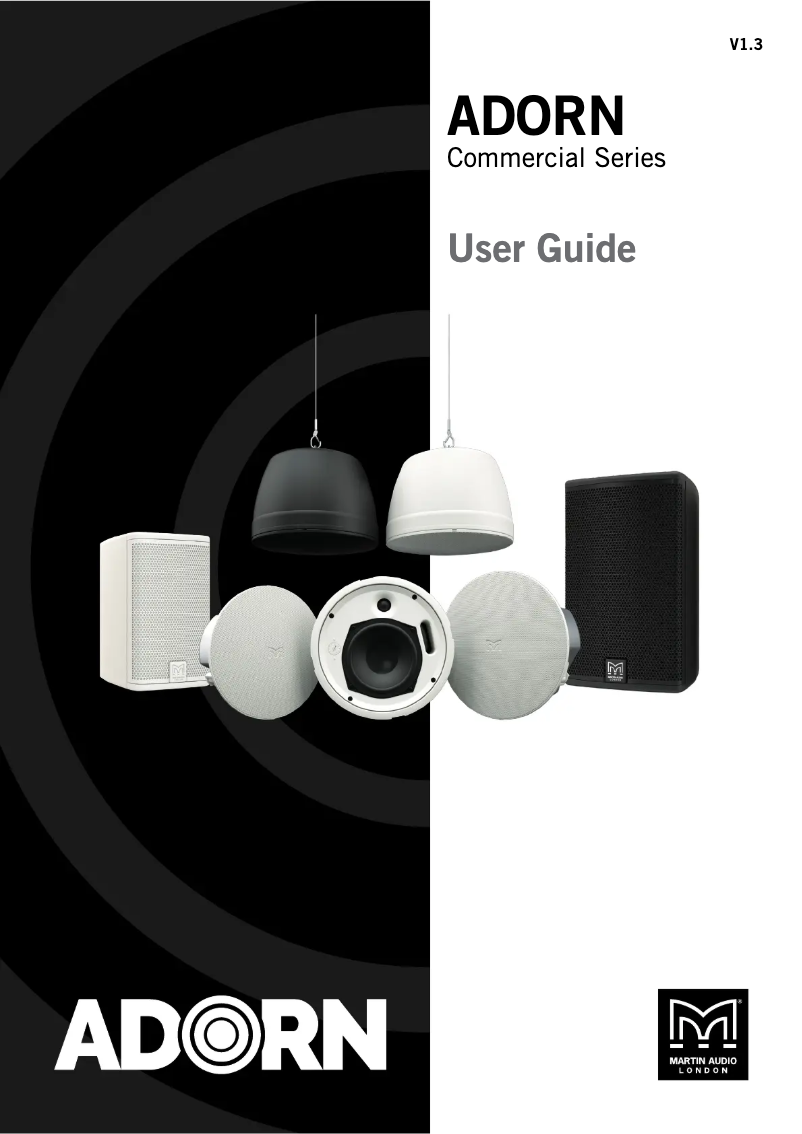 Página 1 del manual Manual de usuario Martin Audio Adorn A40