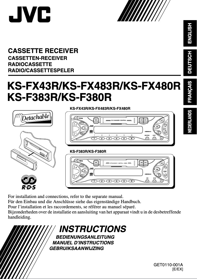Imagen de la primera página del manual del dispositivo KS-FX483R