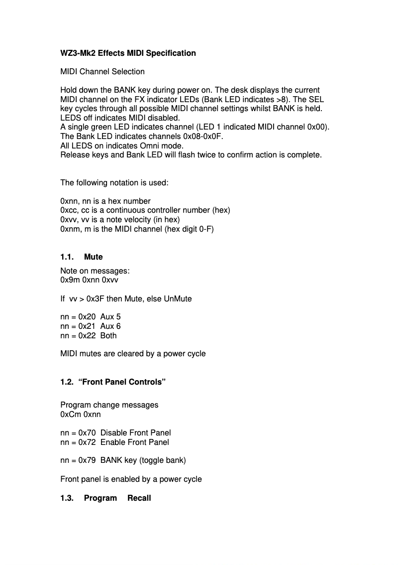 Página 1 del manual Ficha técnica Allen & Heath MixWizard3 16:2