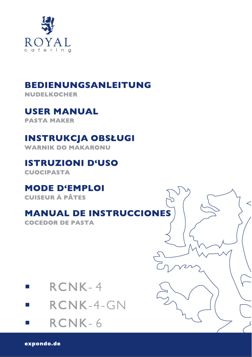 Imagen de la primera página del manual del dispositivo RCNK-4