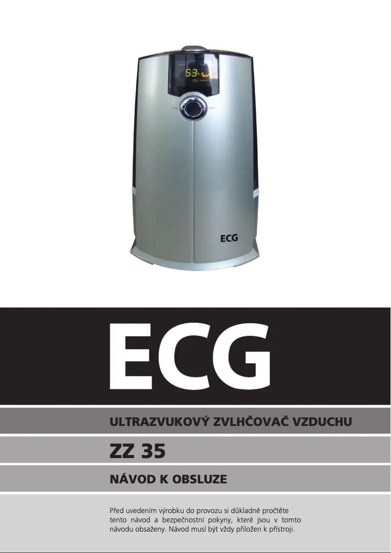 Imagen de la primera página del manual del dispositivo ZZ 35