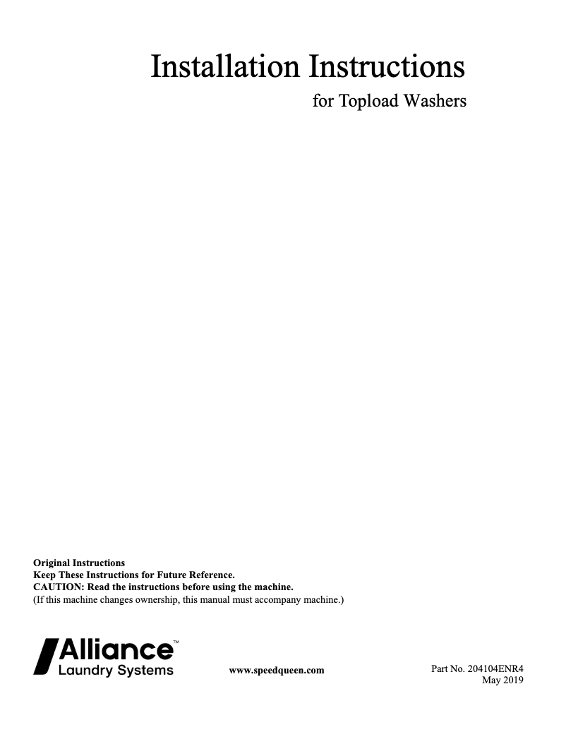 Imagen de la primera página del manual del dispositivo TR7003WN